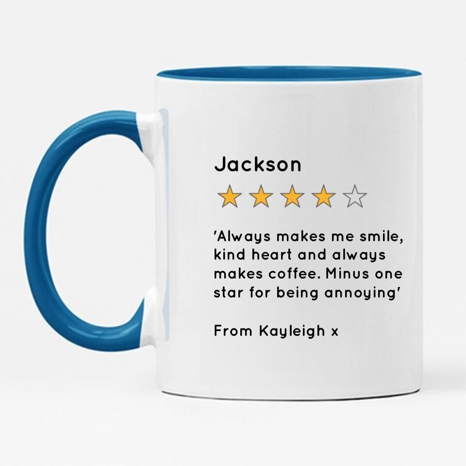 Personalised Review Mug